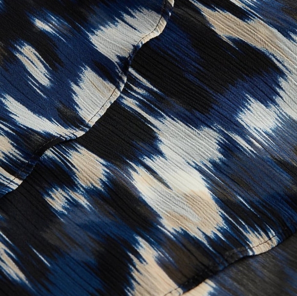 EXPRESS Tiered Ruffle Fit & Flare Dress - Picture 5 of 6